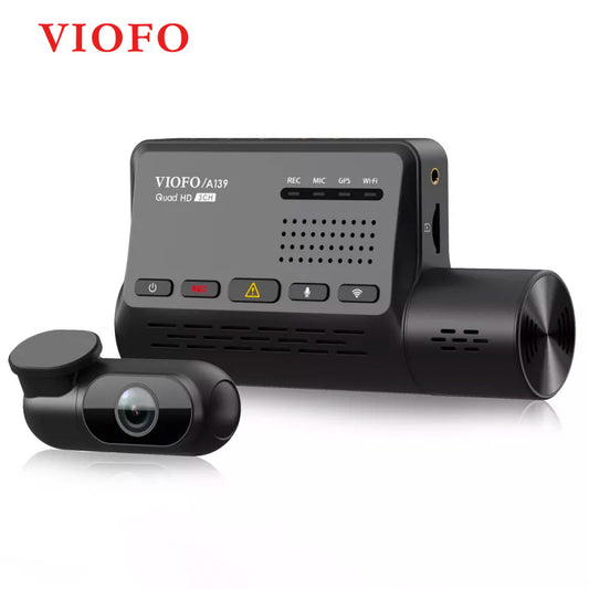 VIOFO A139 Front 2K 1440P and Rear 1080P Dual Channel Dash cam Built-in 5GHz WiFi & GPS