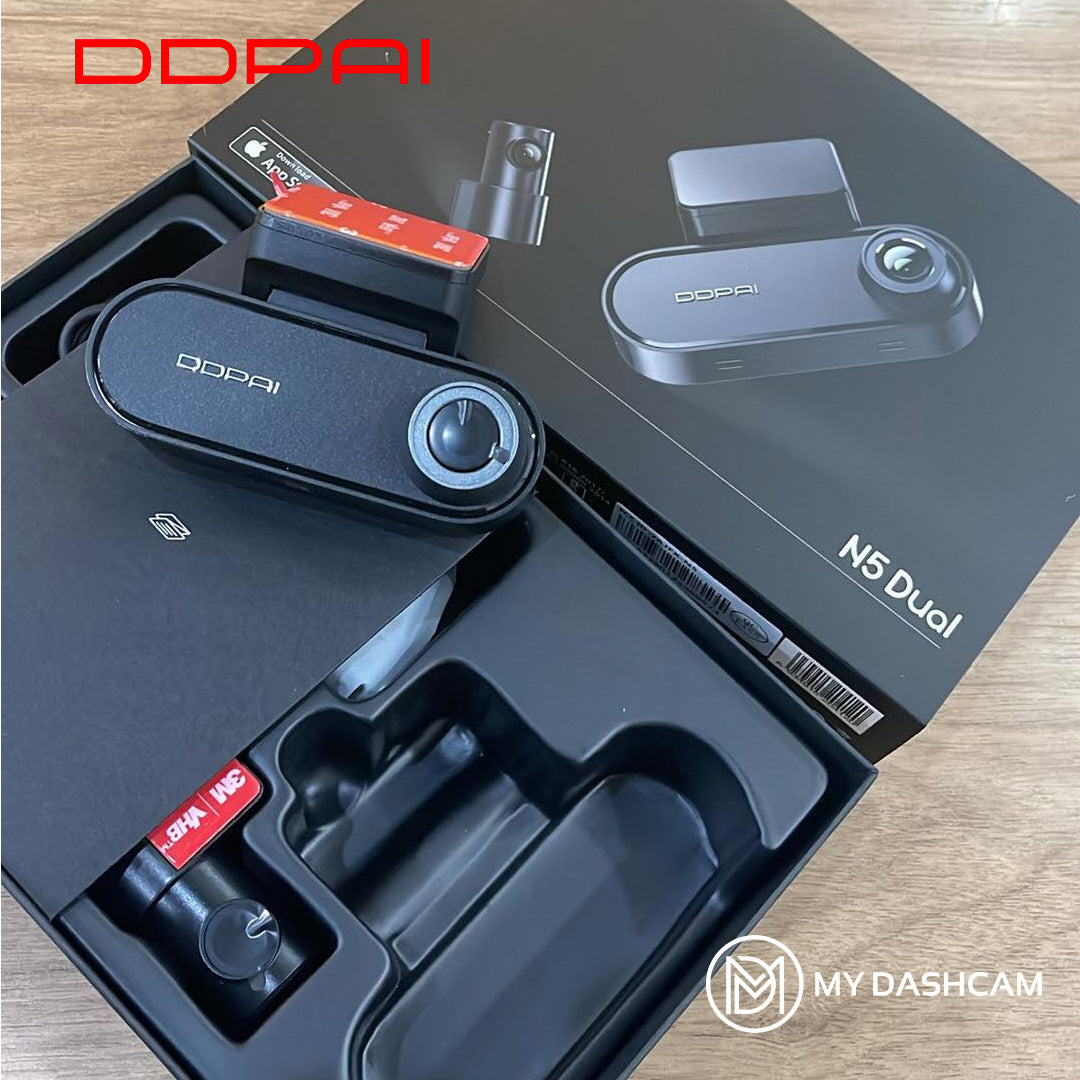 DDPAI N5 Dual Front 4K Rear Full HD Dashcam Optional RADAR & AI Function