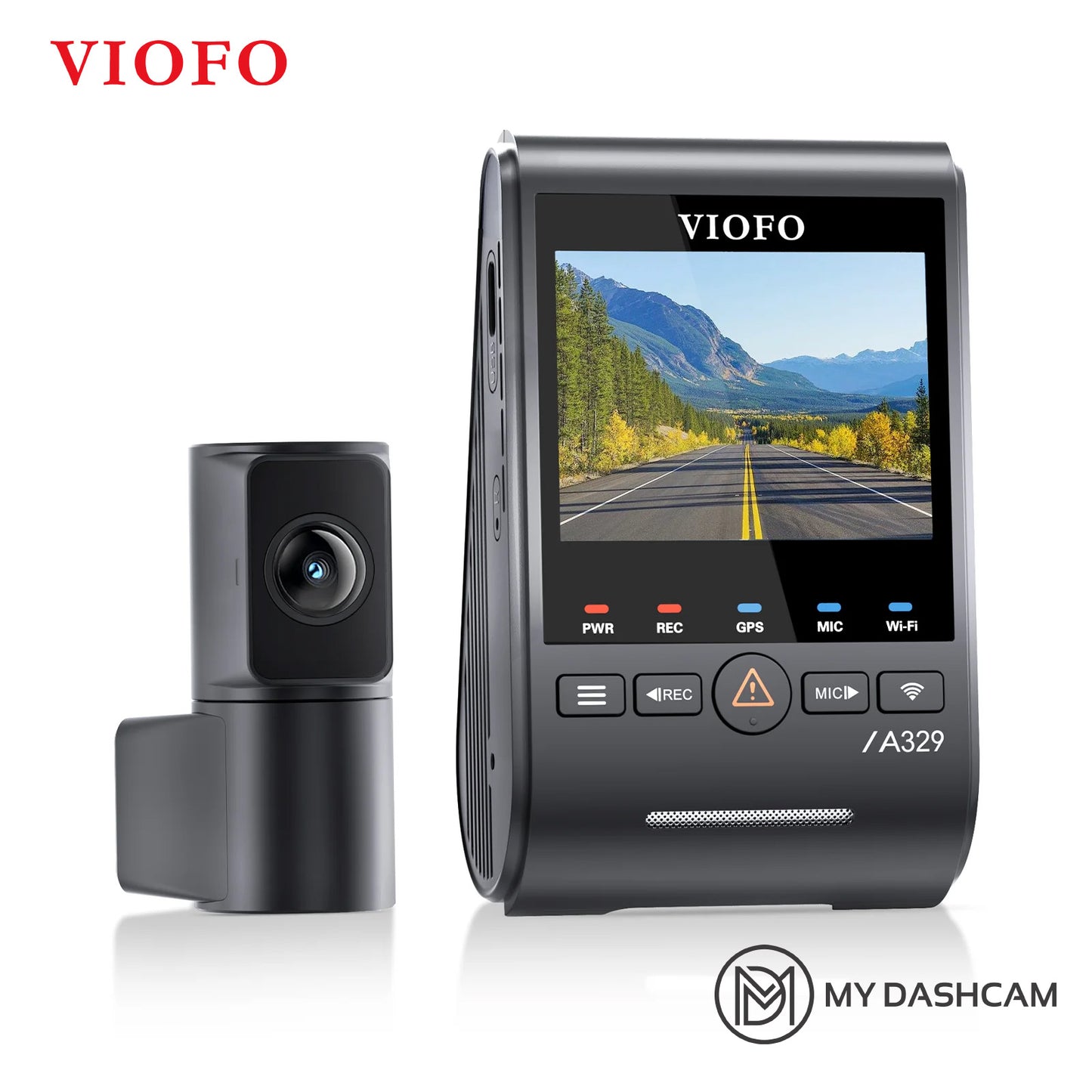 VIOFO A329S 2CH 4K 60FPS Front and 2K Rear Dashcam
