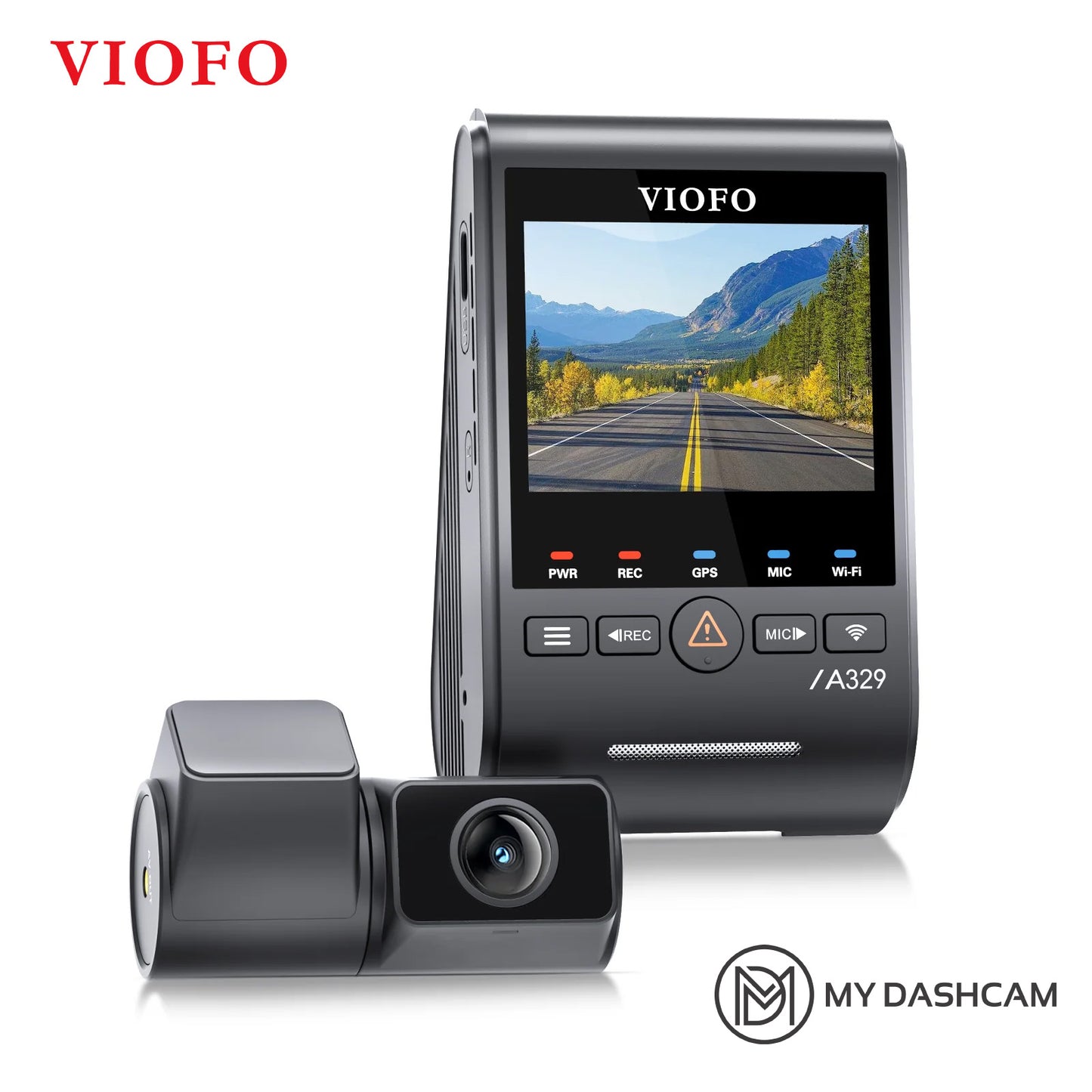 VIOFO A329S 2CH 4K 60FPS Front and 2K Rear Dashcam