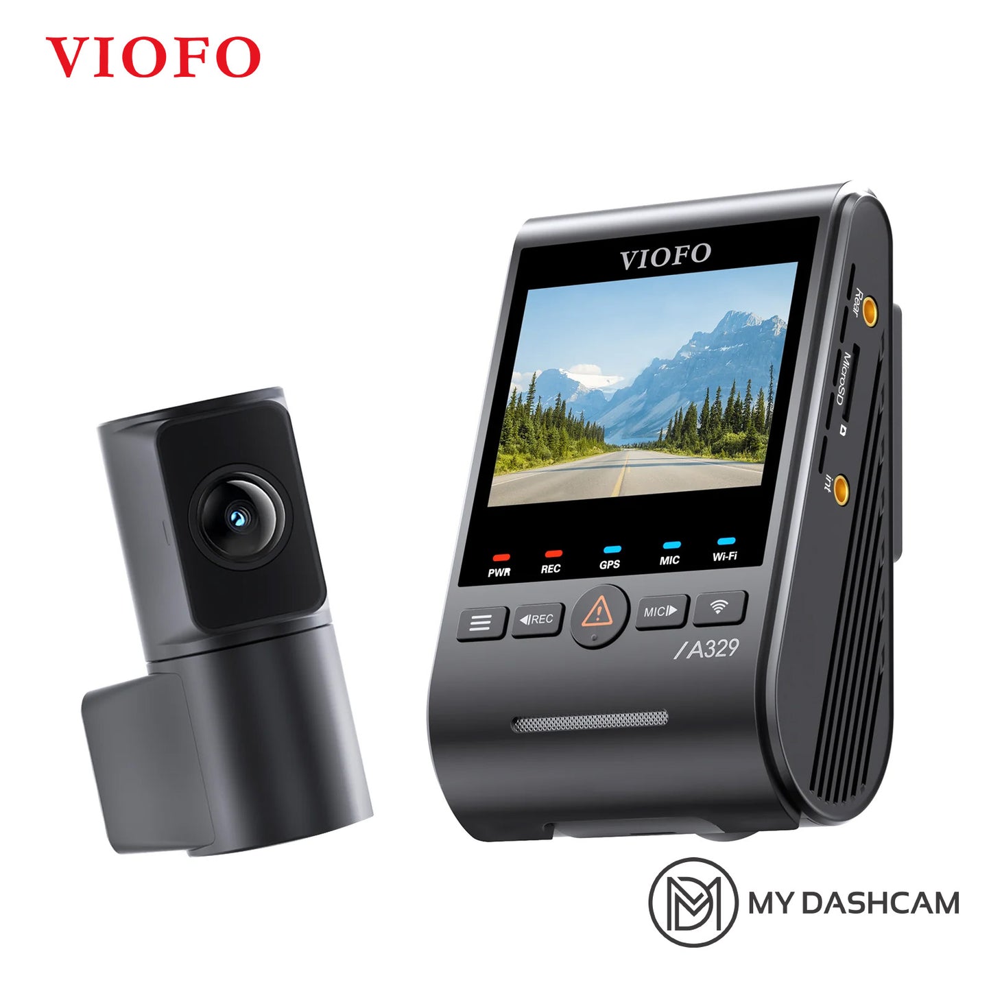 VIOFO A329S 2CH 4K 60FPS Front and 2K Rear Dashcam