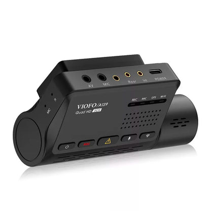 VIOFO A139 Front 2K 1440P and Rear 1080P Dual Channel Dash cam Built-in 5GHz WiFi & GPS