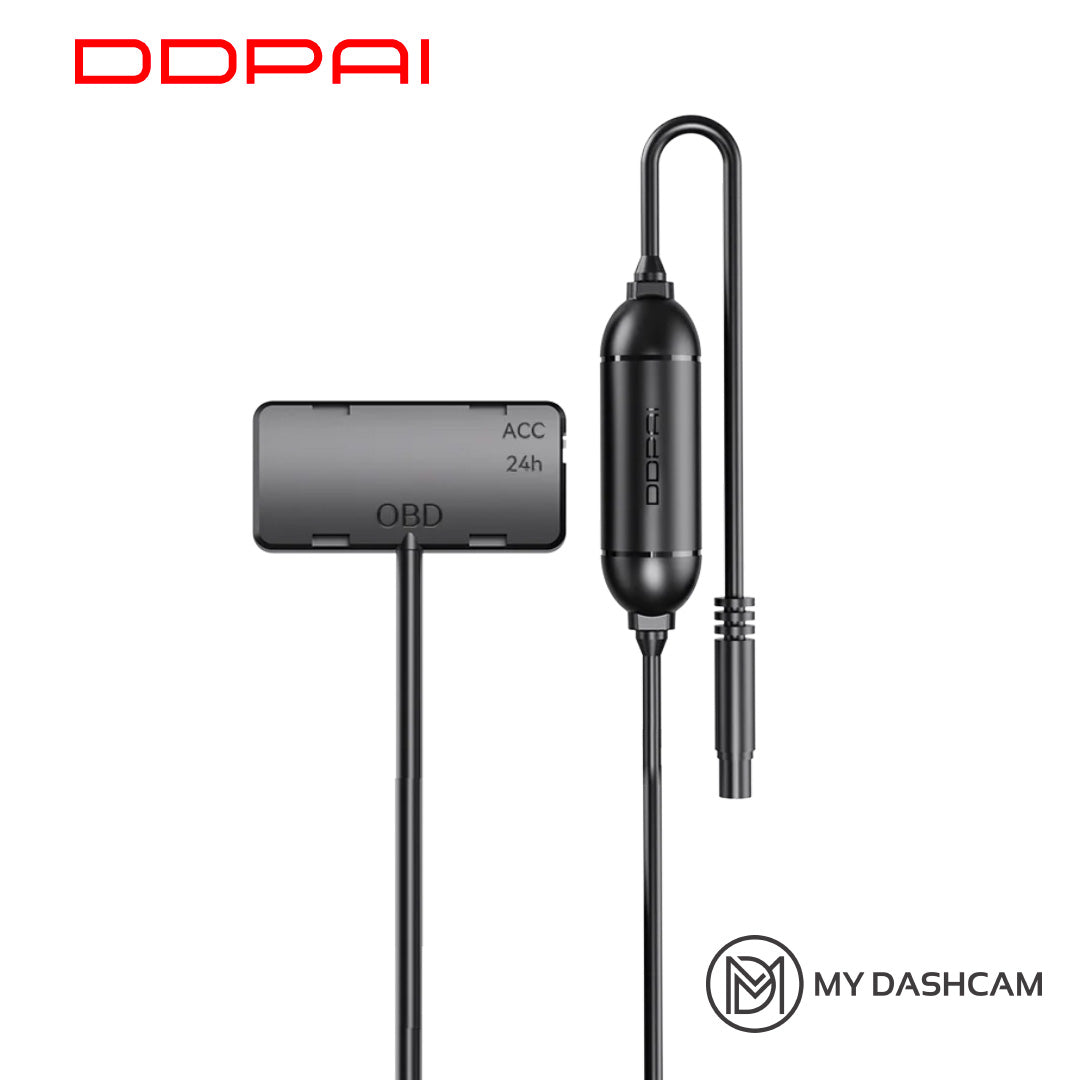 IHaospace OBD2 Stroomkabel Voor Dashcam – OBD Naar USB-C, 3,5 M, Met 24h Parkeerbewaking En ACC-modus