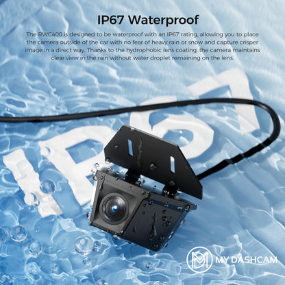 VIOFO RWC400 2K HDR 30FPS IP67 Waterproof Rear Camera Set for A329S/A329T Series