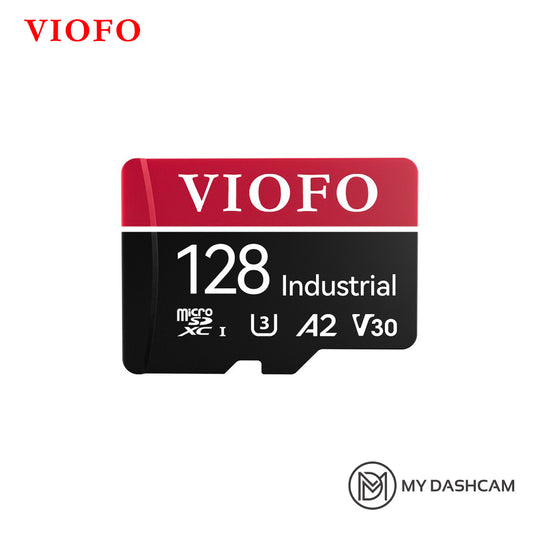 VIOFO 128GB industrial grade microSD card, U3 A22 V30 high speed memory card with adapter, support ultra HD 4K video recording