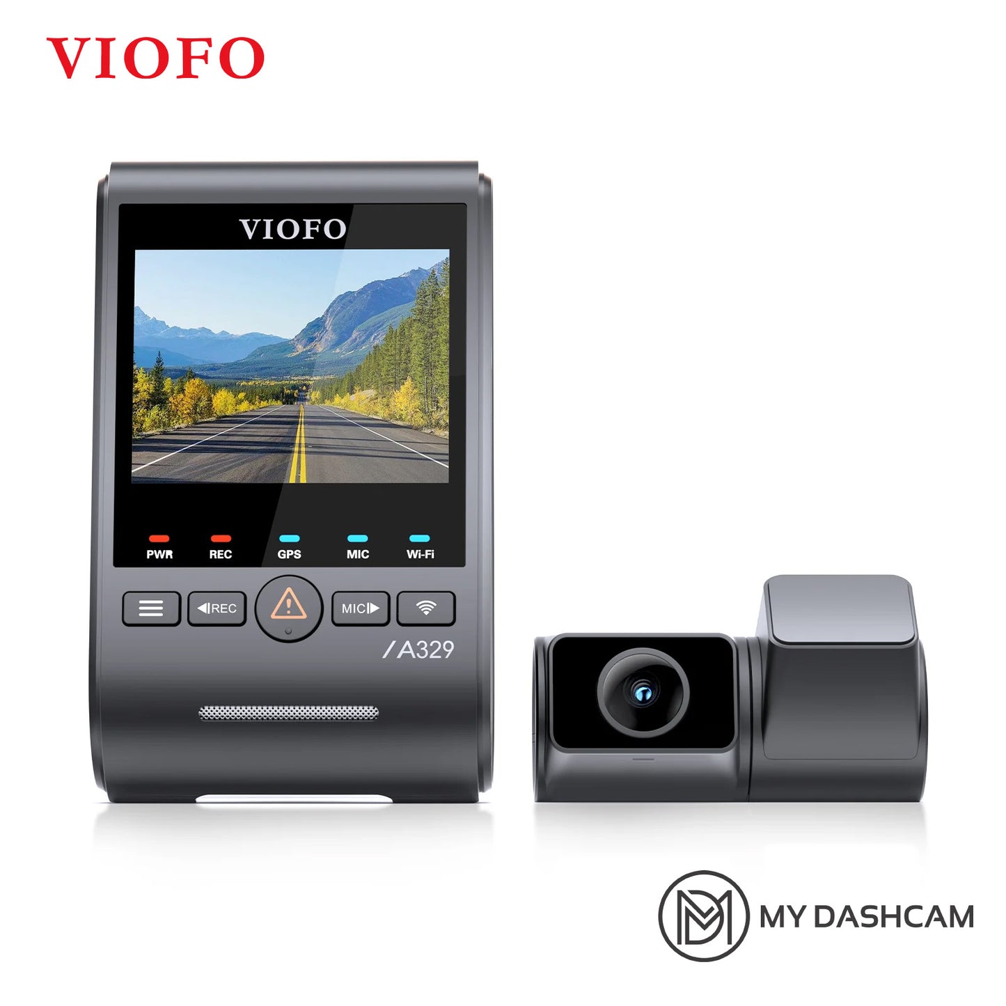 VIOFO A329S 2CH 4K 60FPS Front and 2K Rear Dashcam