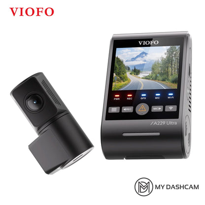 VIOFO A229 Ultra 2CH 4K Front+4K Rear Dashcam with Dual Sony STARVIS 2 Sensors, 2-Channel 4K HDR, Ultra Fast 5GHz Wi-Fi & Precise GPS, Smart Voice Control